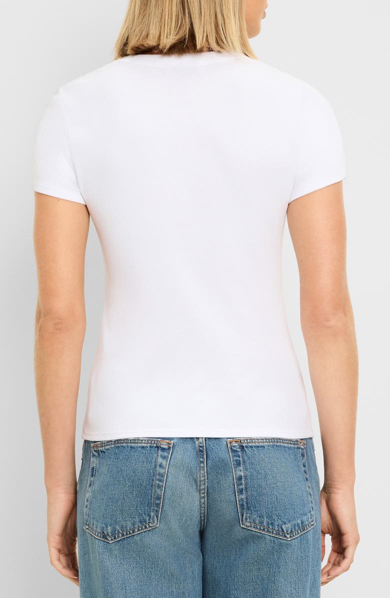 Michael Stars Calla Scoop Neck T-Shirt, Alternate, color, White