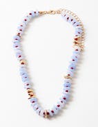 Erin McDermott Jewelry Seaglass Blue Resin Necklace