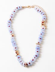 Erin McDermott Jewelry Seaglass Blue Resin Necklace