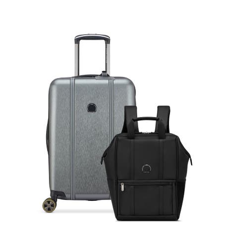 Cadence 2 Piece Set 14" Laptop Backpack & 20" Carry On Spinner Luggage