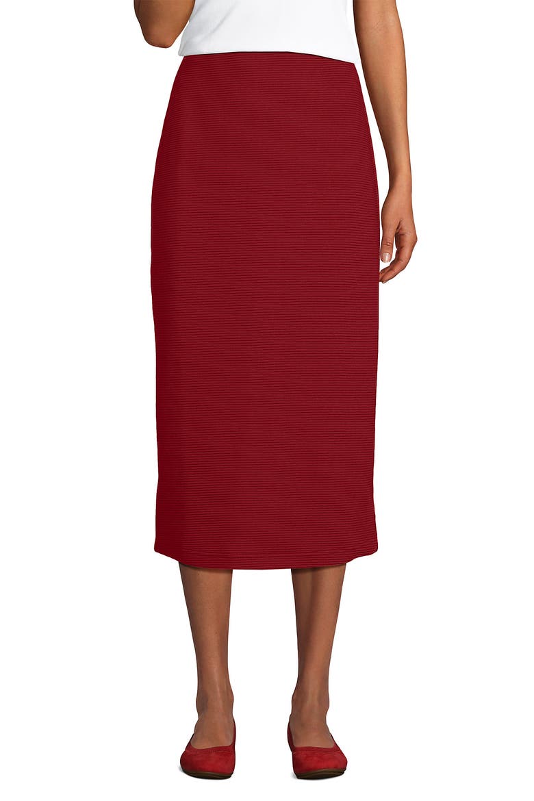 Starfish Side Zip Midi Skirt, Main, color, Dark Granite Red