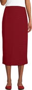 Lands' End Starfish Side Zip Midi Skirt