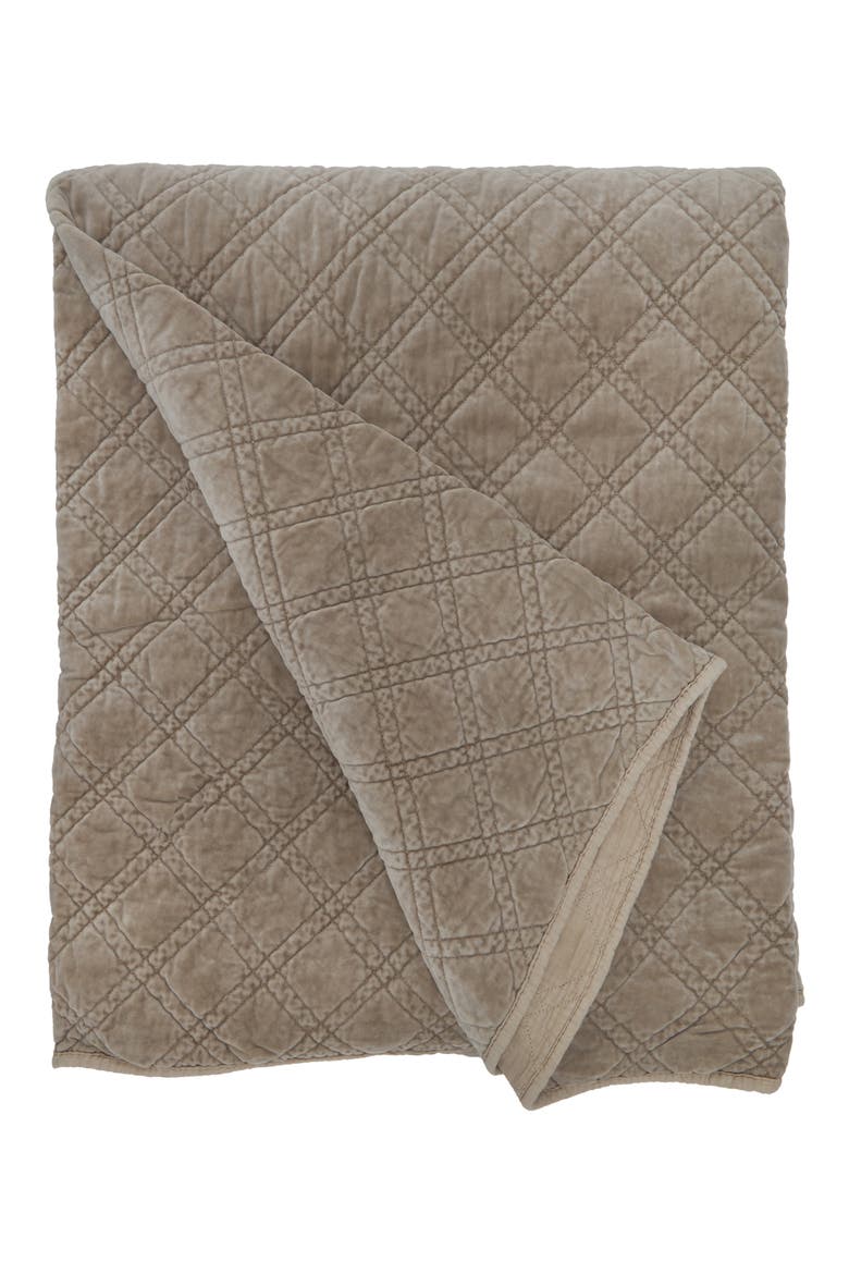 Brussels Coverlet, Main, color, TAUPE