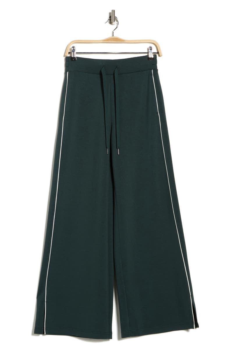 Z by Zella Whisper Knit Piped Pants, Alternate, color, Green Timber