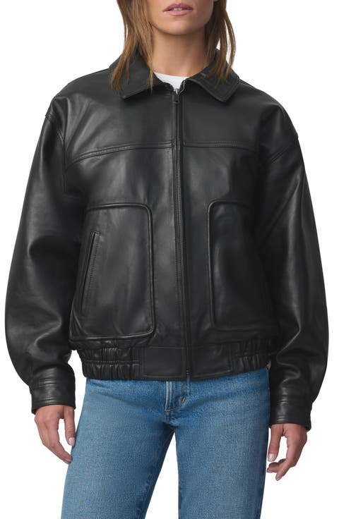 The Luca Leather Bomber Jacket