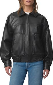 Joe's The Luca Leather Bomber Jacket