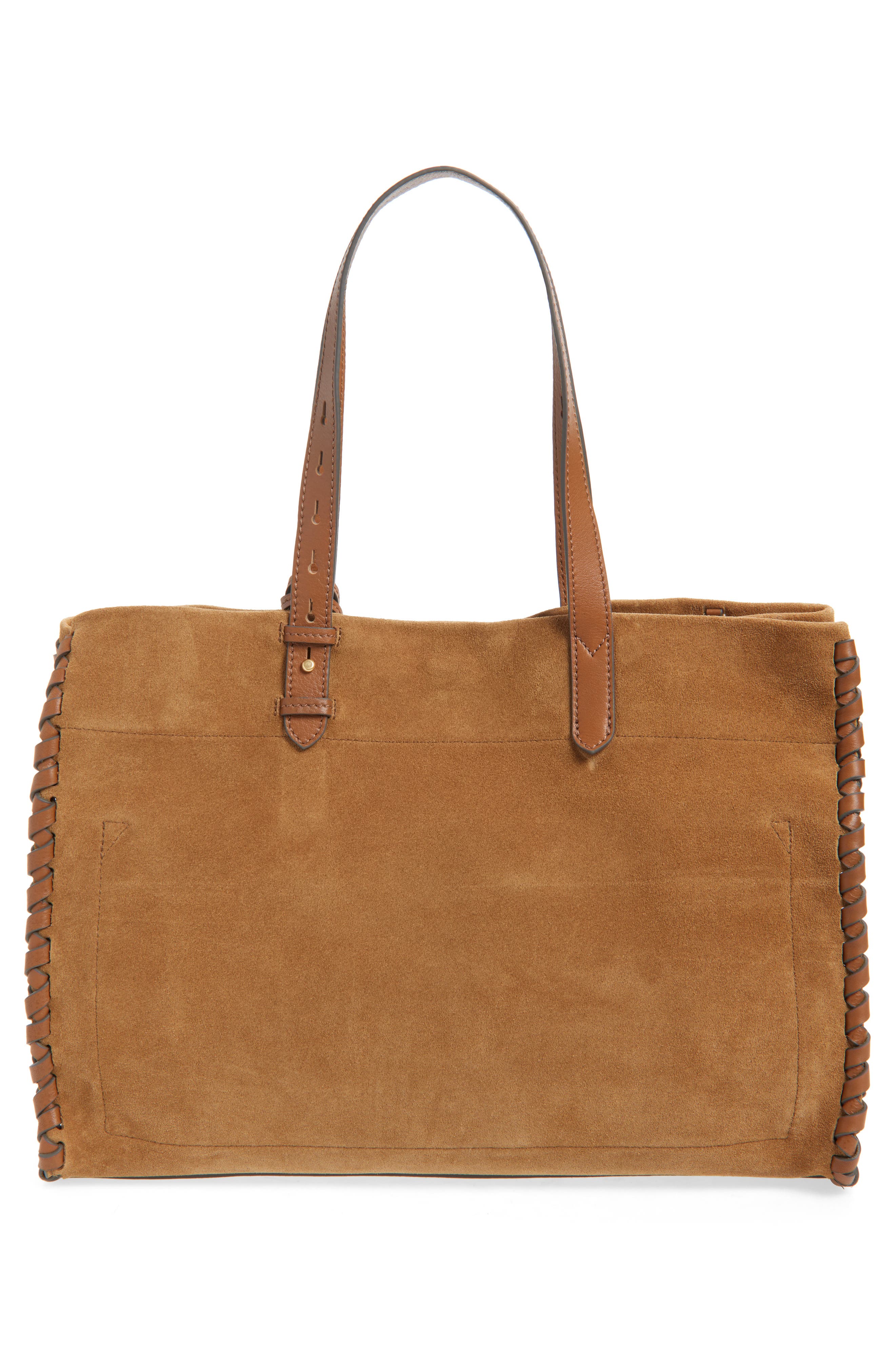 Anya Hindmarch Mortimer Whipstitch Tote, Alternate, color, Pecan
