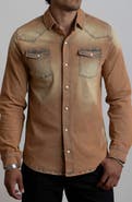 CANYON OF HEROES Big Sky Western Stretch Denim Shirt