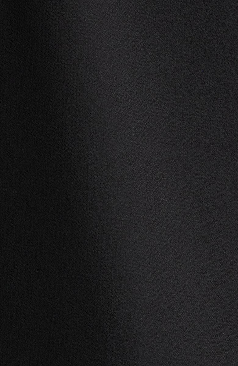 Vince Camuto Flutter Sleeve Chiffon Top, Alternate, color, Rich Black