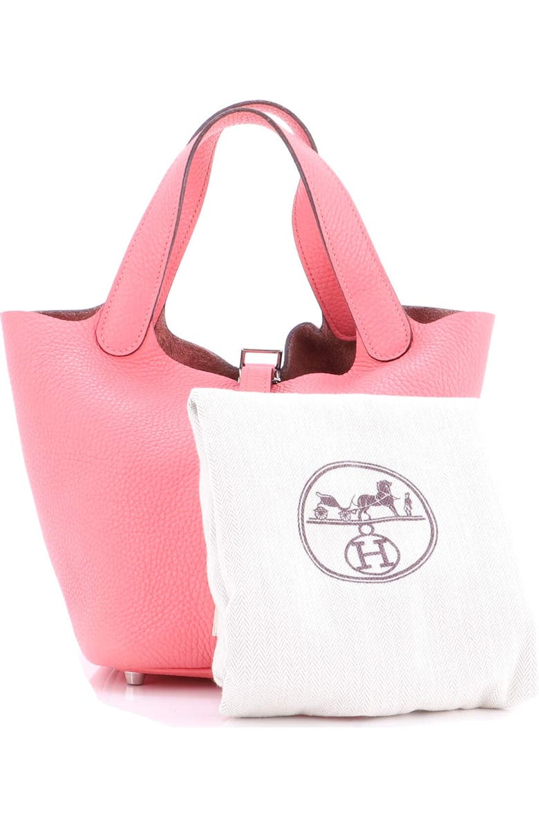 Pre-Owned Hermes Picotin Lock Bag Clemence PM, Alternate, color, Rose Azalee