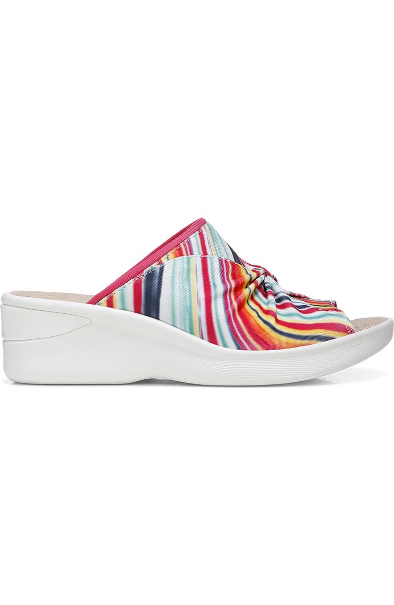 BZees Sunburst Wedge Sandal, Alternate, color,