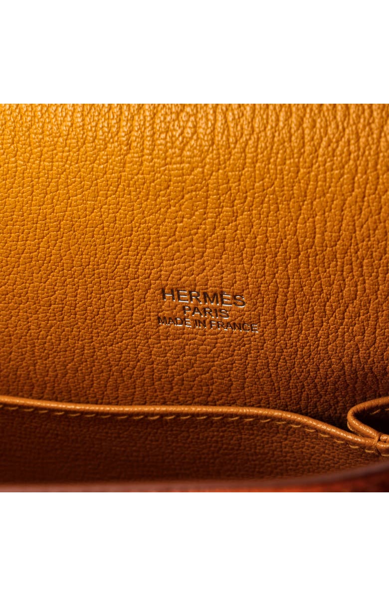 Pre-Owned Hermes Jypsiere Bag Clemence 34, Alternate, color, Feu/Moutarde