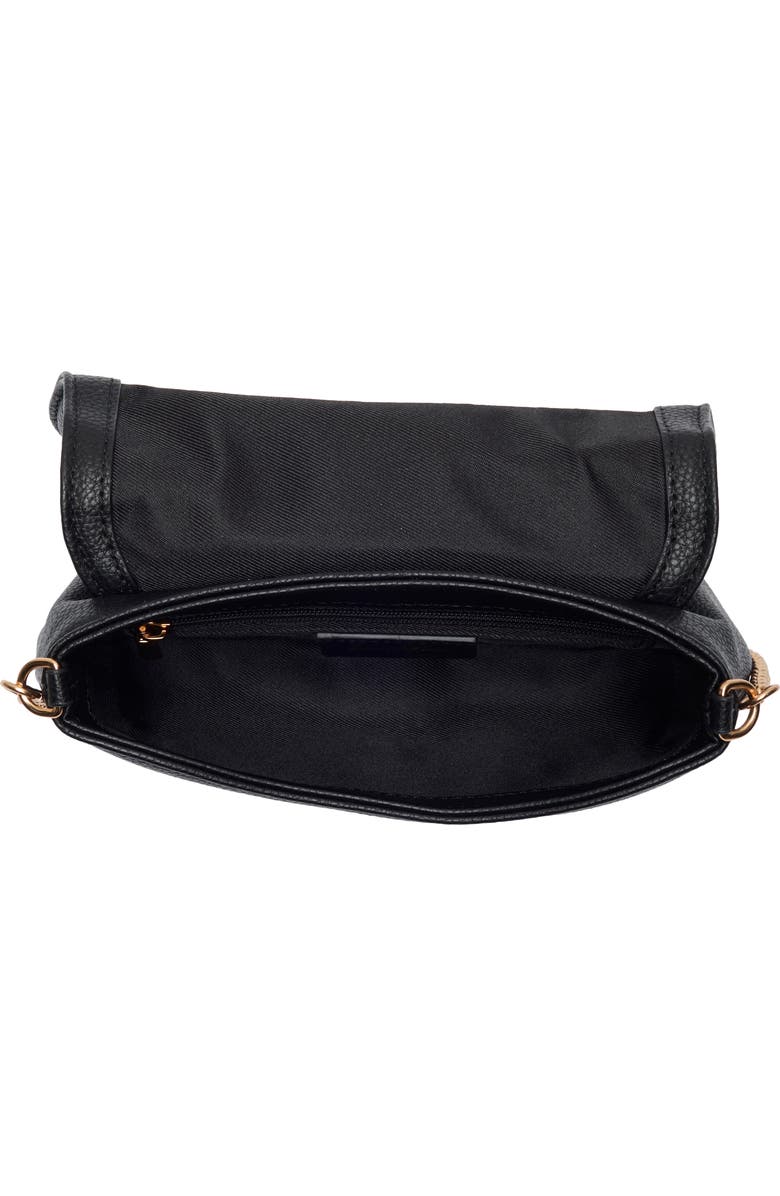 Sam Edelman Jasmine Small Flap Shoulder Bag, Alternate, color, Black