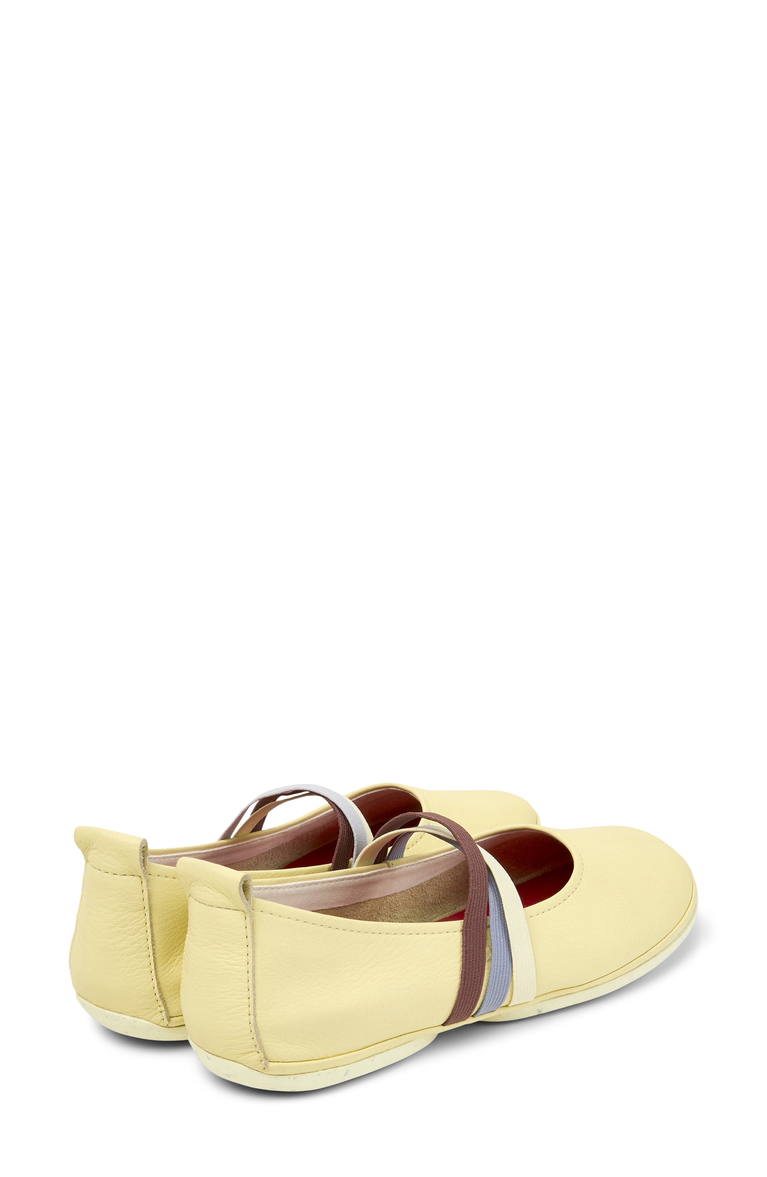 Camper Right Nina Twins Mismatch Ballerina Flat, Alternate, color, Light Pastel Yellow