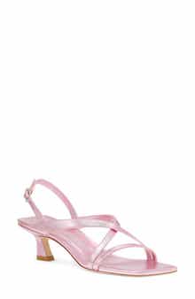 Stuart Weitzman Oasis 50 Kitten Heel Slingback Sandal