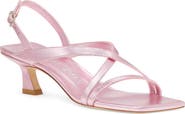 Stuart Weitzman Oasis 50 Kitten Heel Slingback Sandal