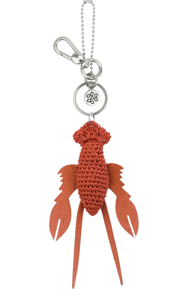 The Sak Yarnicharmz Hand Crochet Dangle - Ocean Animals, Alternate, color, Lobster