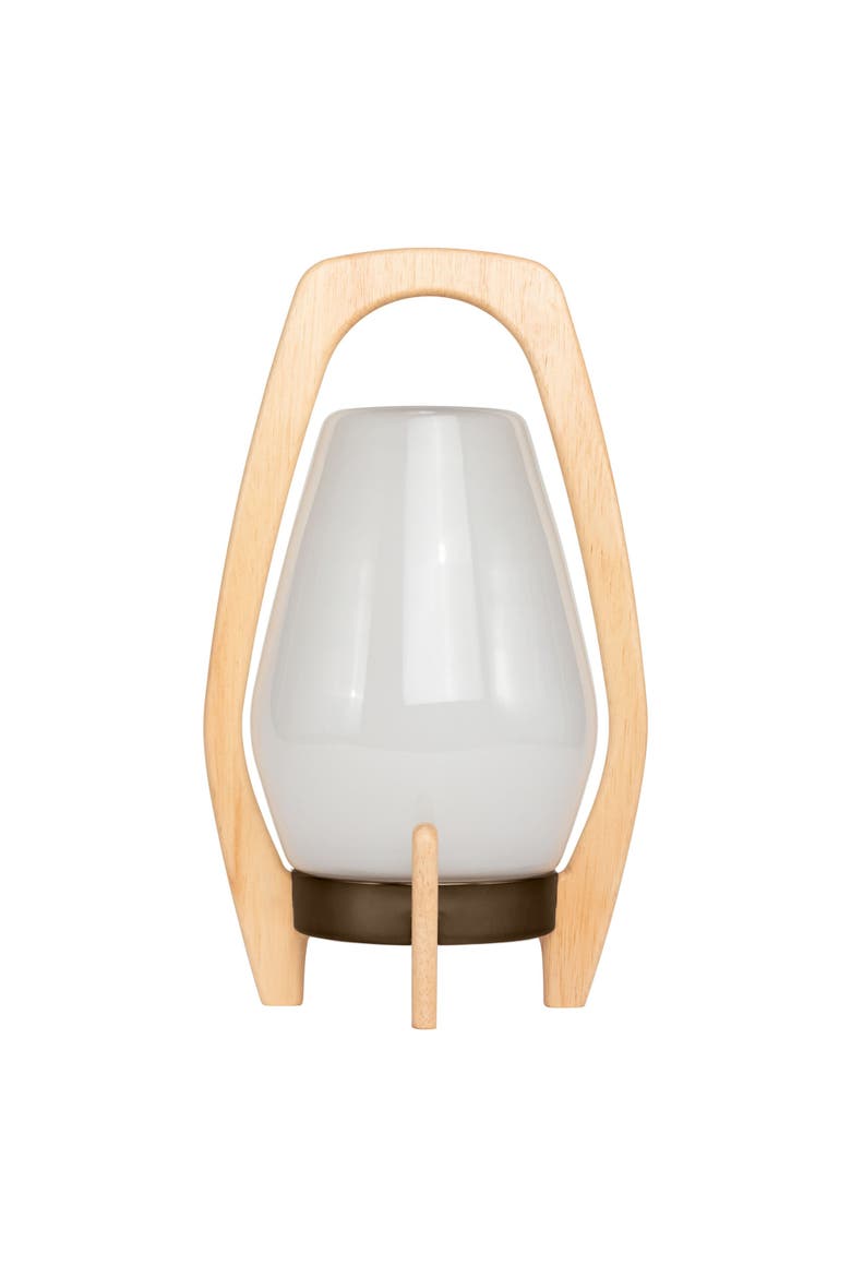 Drifter Lantern - Rechargeable Glass LED Lanterns, Main, color, Beige