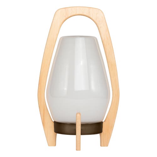 Allsop Home & Garden Drifter Lantern - Rechargeable Glass LED Lanterns in Beige at Nordstrom