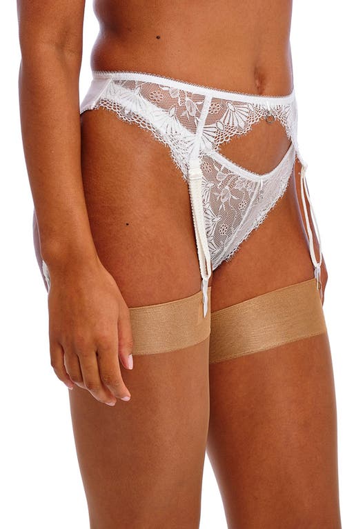 Freya Fascinate Garter Belt In White