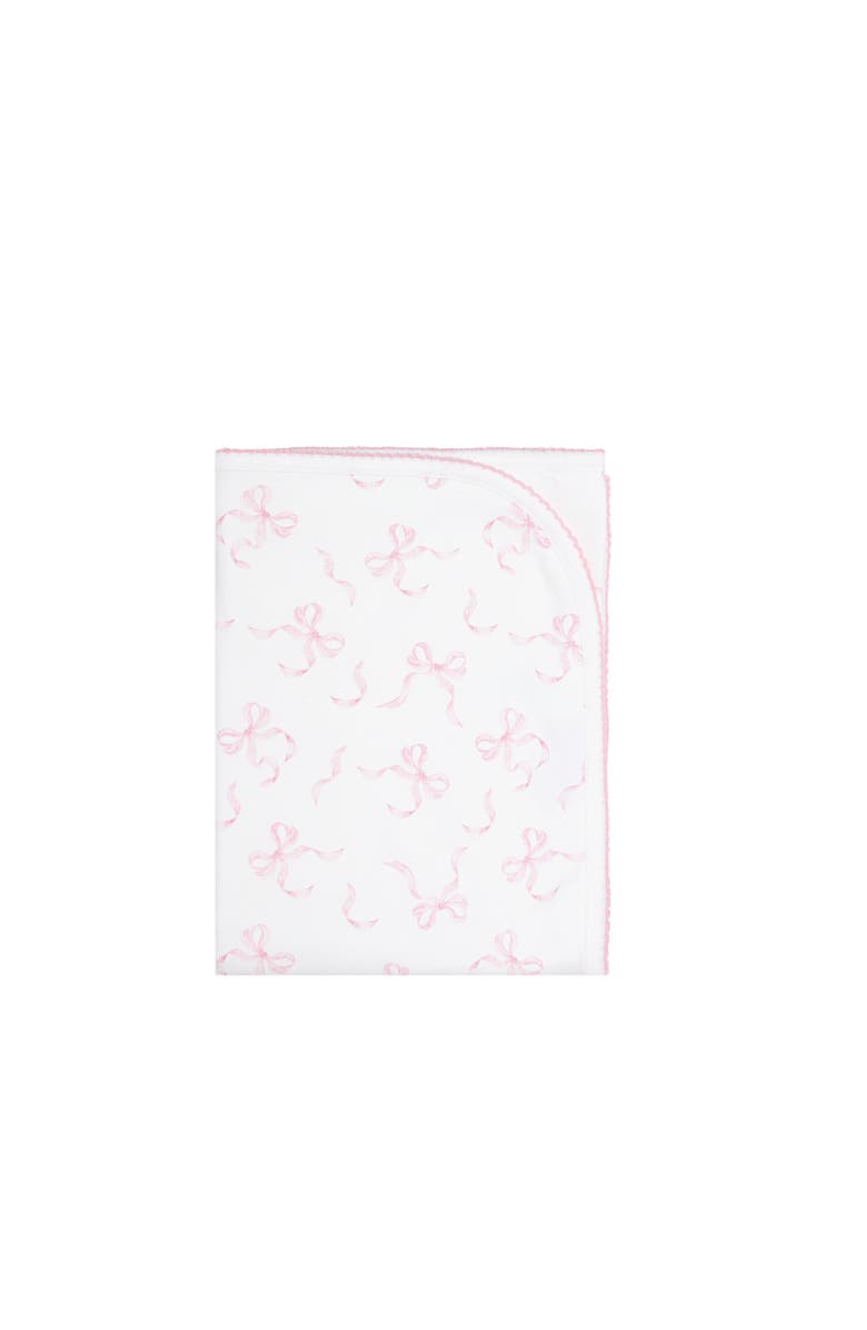Nellapima Charming Bows Print Blanket - Baby, Main, color, Pink