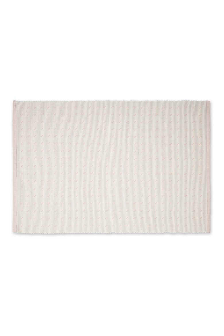 Rose Dobby Dot Rib Set of 4 Placemats, Alternate, color, PINK