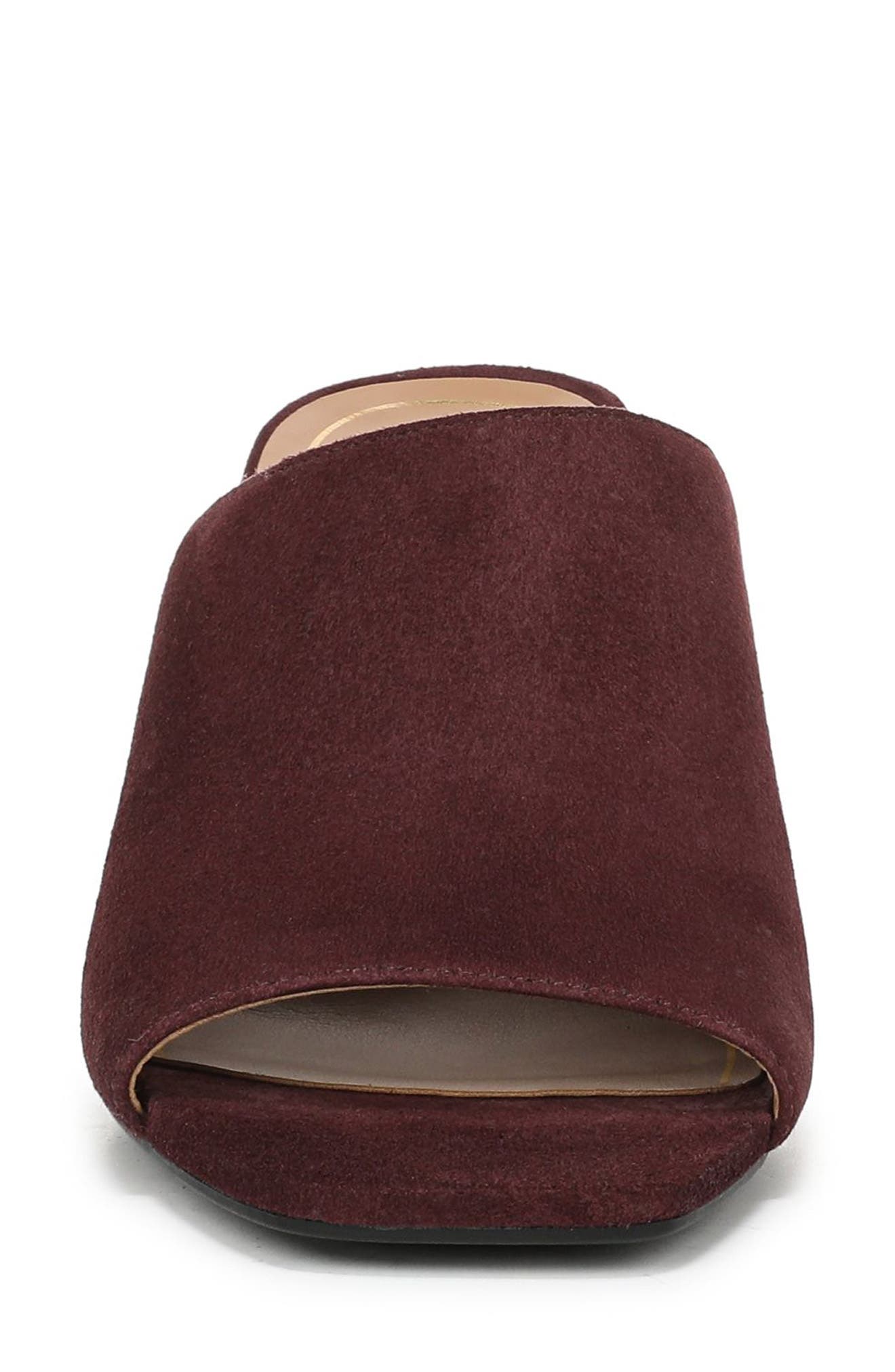 Vionic Charlie Slide Sandal, Alternate, color, Mulled Wine Suede