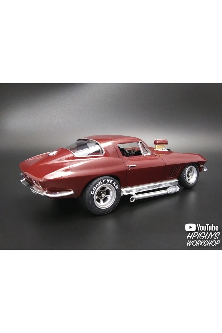 1 to 25 Scale Model Kit 1967 Chevy Corvette Stingray Streaker Vette, Alternate, color, Multicolored