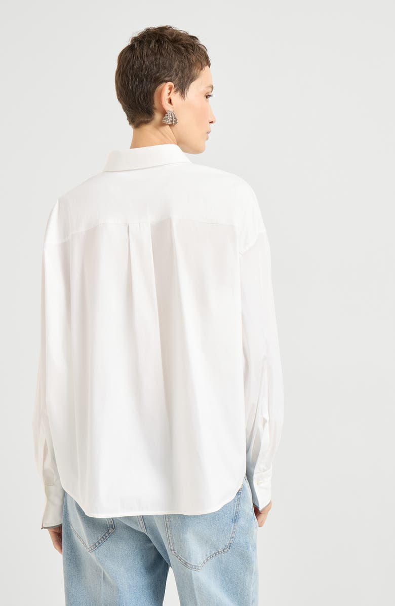 Brunello Cucinelli Shirt with monili, Alternate, color, White