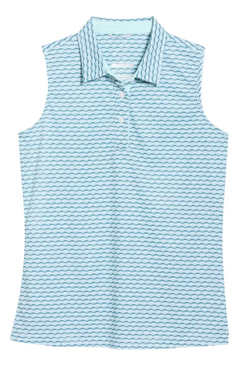 Gigi Sleeveless Polo Top