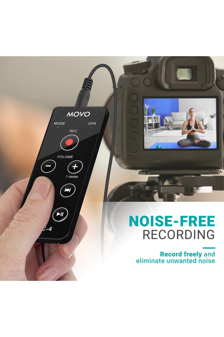 REC-4 Wired Remote Control for Zoom H2n, H4n Pro, H5 & H6 Portable Digital Handy Recorders, Alternate, color, Black