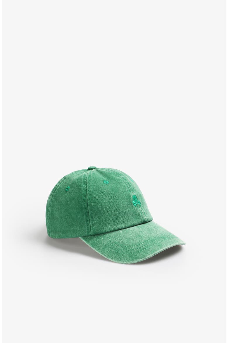 Skull Basic Cap, Main, color, Green