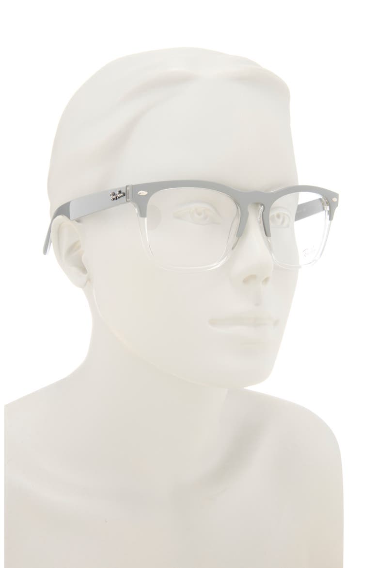 54mm Square Optical Glasses, Alternate, color, GREY