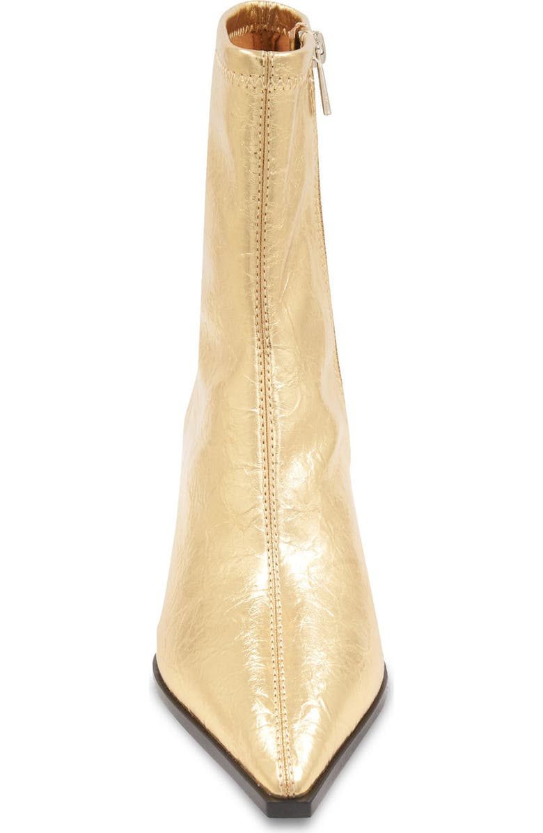 BCBGMAXAZRIA Seriba Block Heel Bootie, Alternate, color, Gold