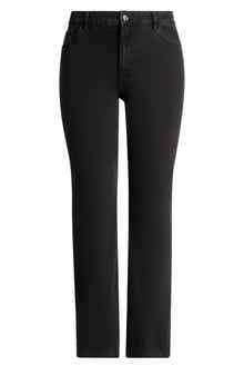 MANGO Frayed Mid Rise Flare Jeans