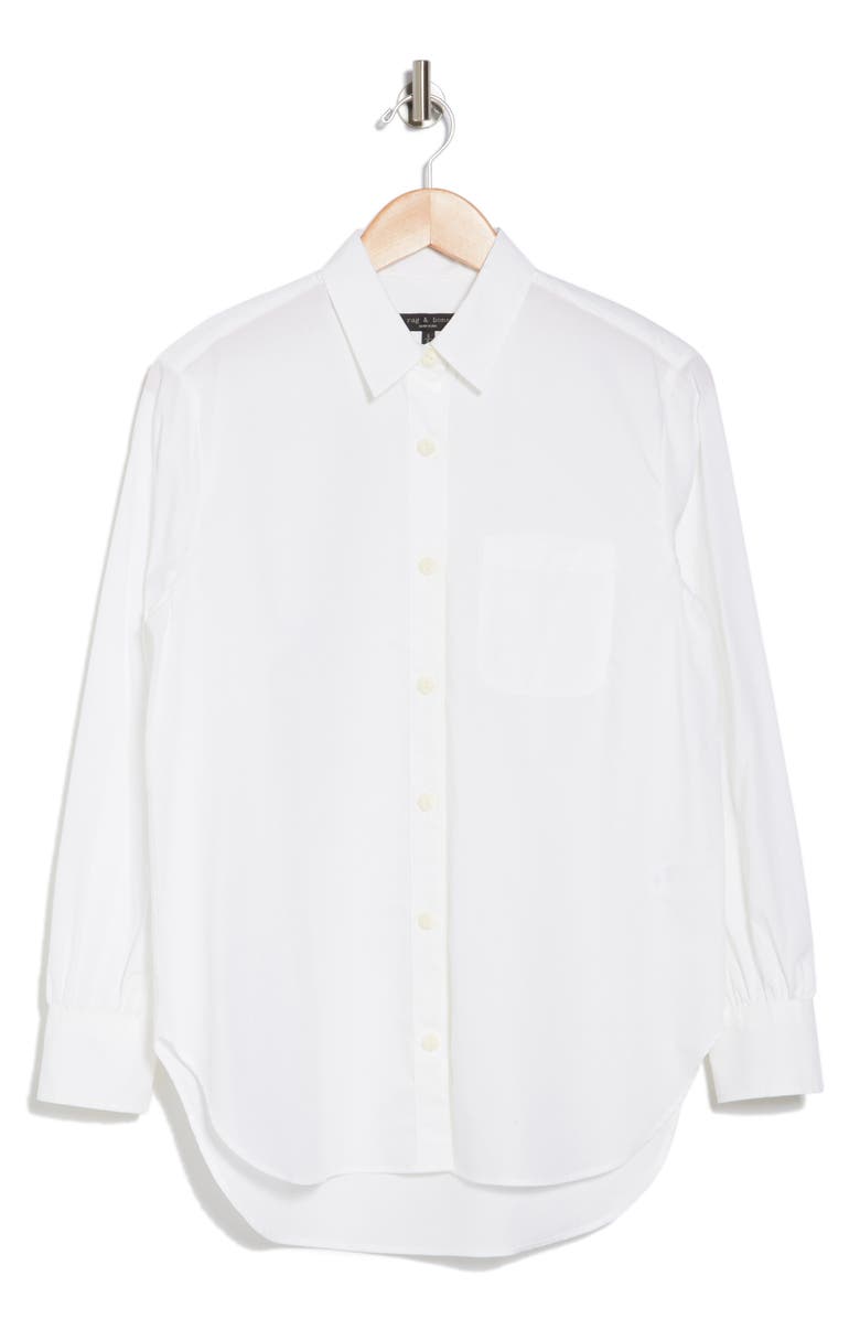 rag & bone Max Button Front Shirt, Alternate, color, 