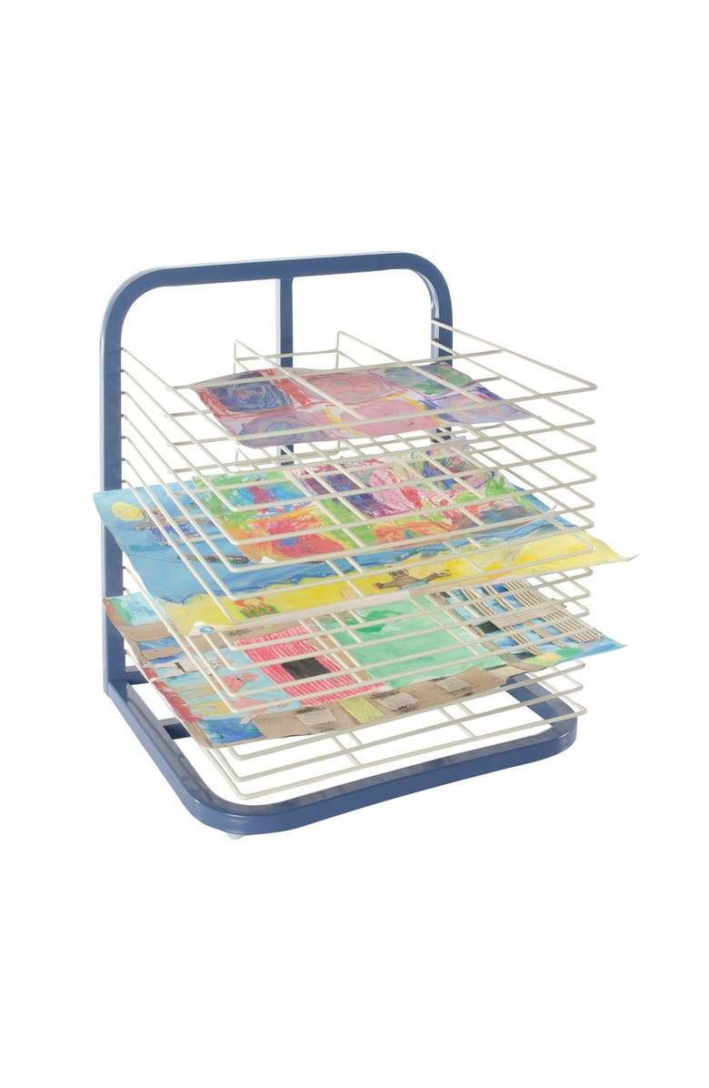 Kaplan Early Learning Company Tabletop Multipurpose Drying Rack, Alternate, color, Blue