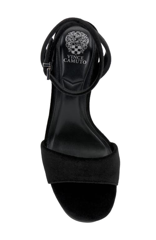 Vince Camuto Pendry Ankle Strap Platform Sandal In Black