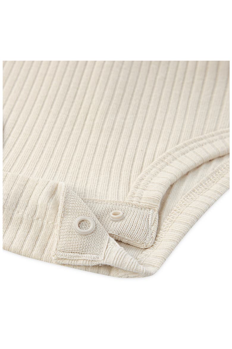 Organic Cotton Bodysuit, Joggers & Hat Set, Alternate, color, HUGGIES FRENCH OAK