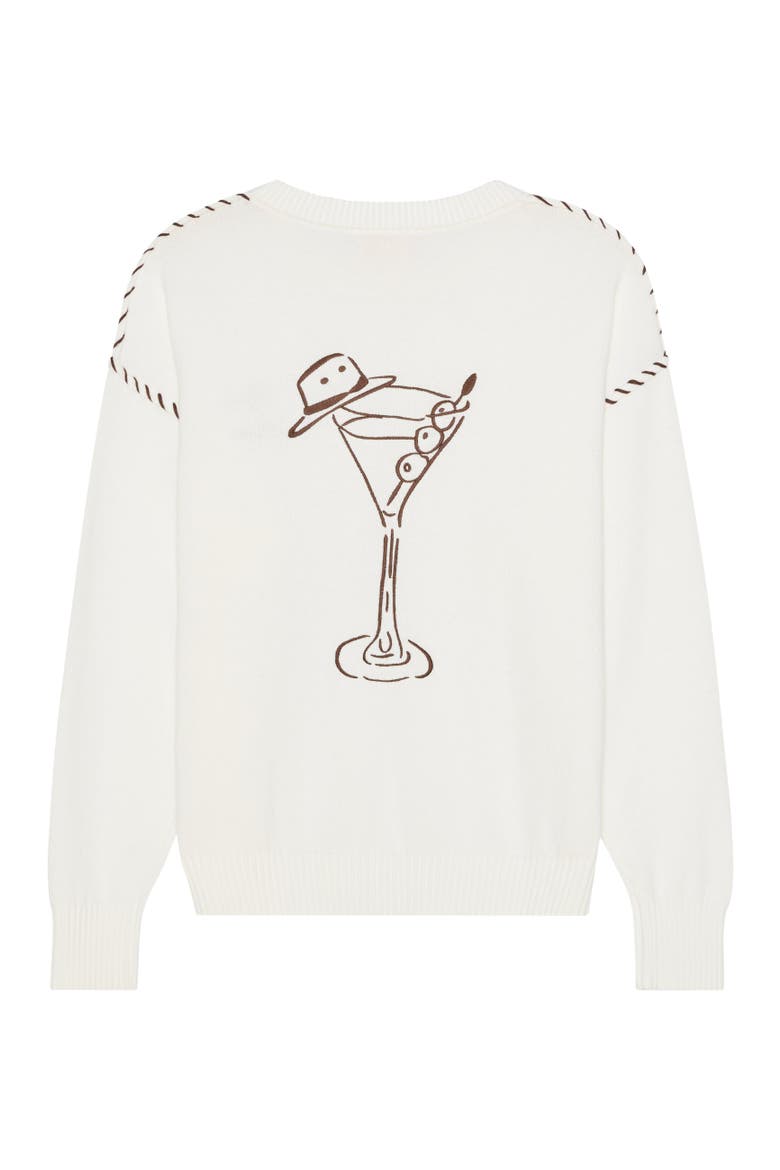 Riley Crewneck Sweater Apres Rodeo, Alternate, color, Ivory