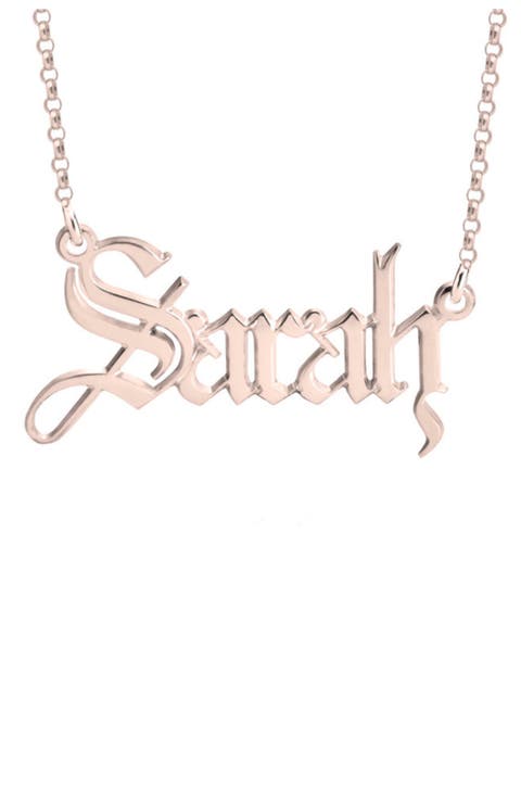 Personalized Nameplate Necklace