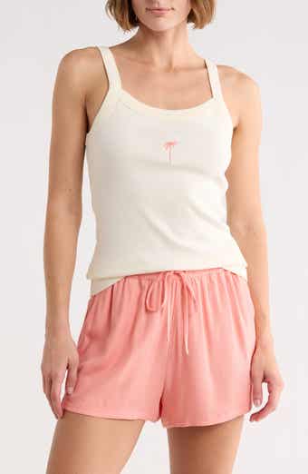 Tropic Palm Cotton Rib Tank