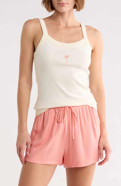 Tropic Palm Cotton Rib Tank