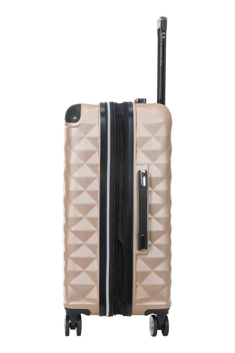 Diamond Tower Hardside Spinner Luggage, Alternate, color, ROSE CHAMPAGNE