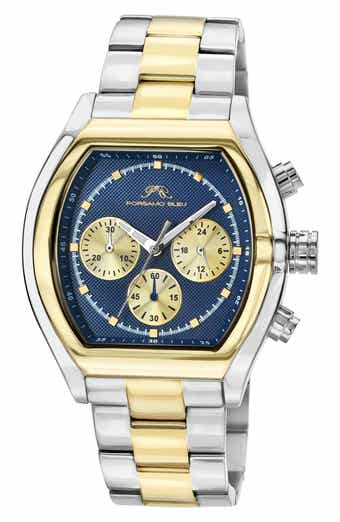 PORSAMO BLEU Roman Chronograph Two-Tone Bracelet Watch, 42mm