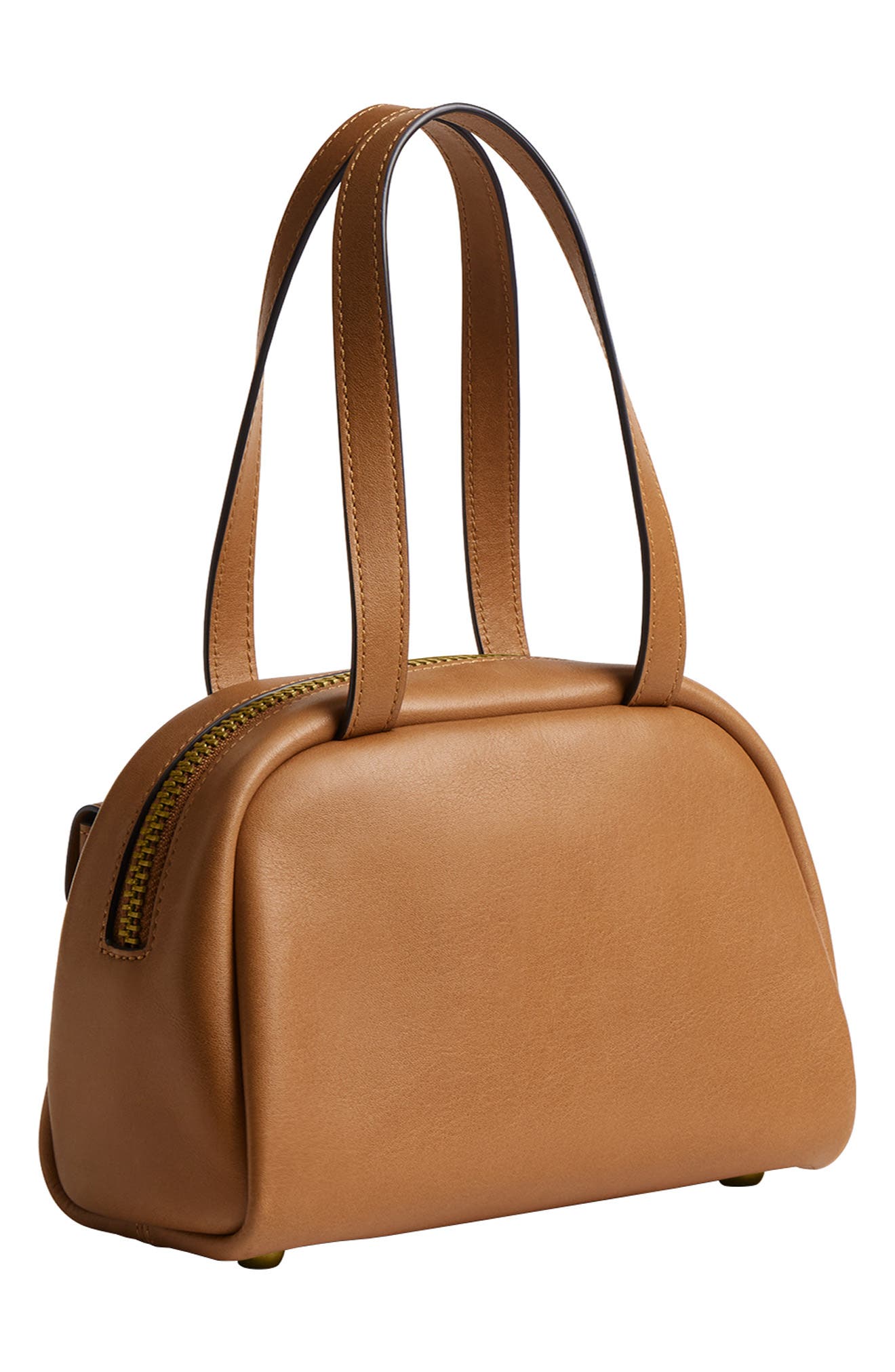 Twin Turnlock Leather Top Handle Bag (Women) | Nordstrom