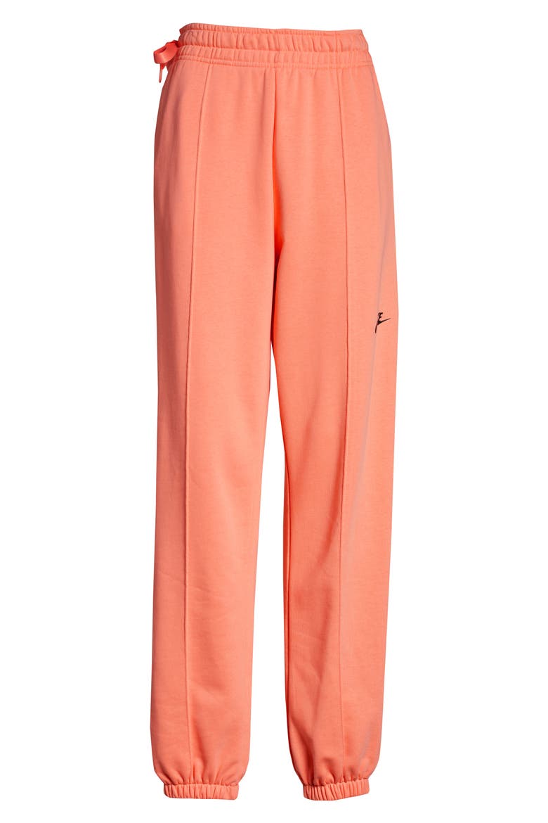 Loose Fit Fleece Dance Joggers, Alternate, color, CRIMSON BLISS