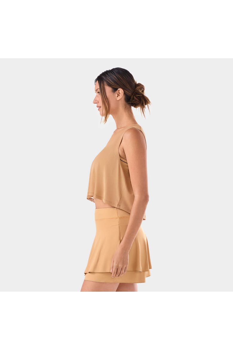 Flatter Flow Hi Lo Tank, Alternate, color, CAPPUCINO