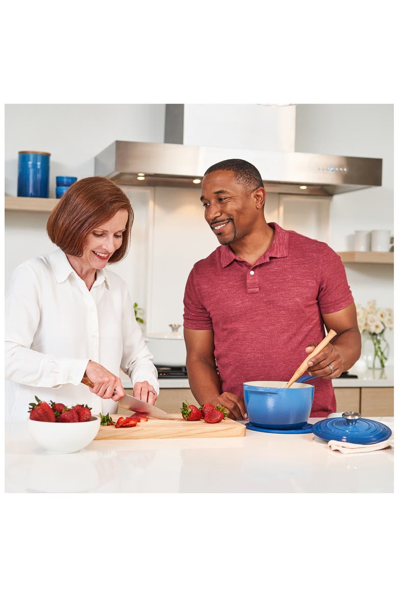 Signature 2.25-Quart Enameled Cast Iron Saucepan, Alternate, color, MARSEILLE