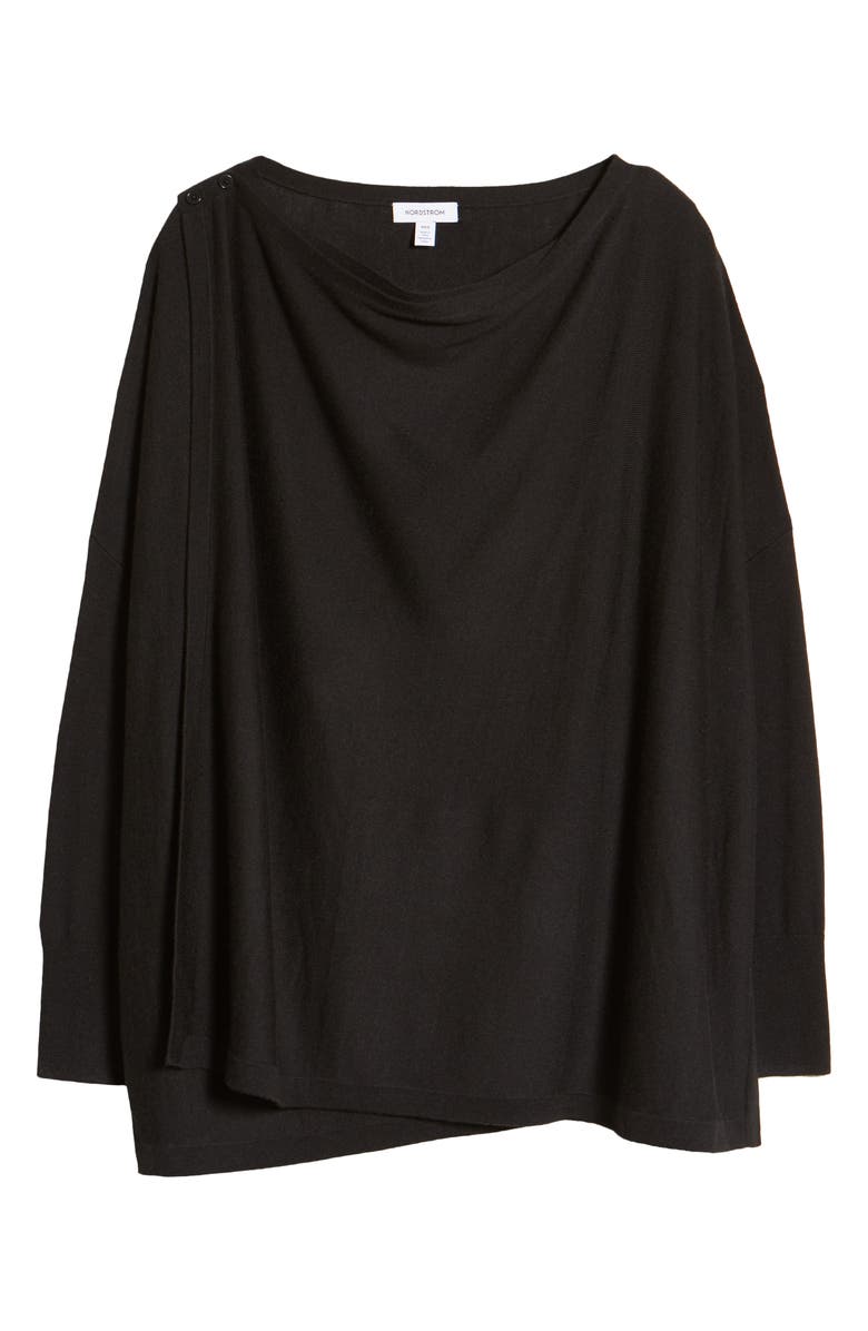 Nordstrom Drape Front Cardigan, Alternate, color, 